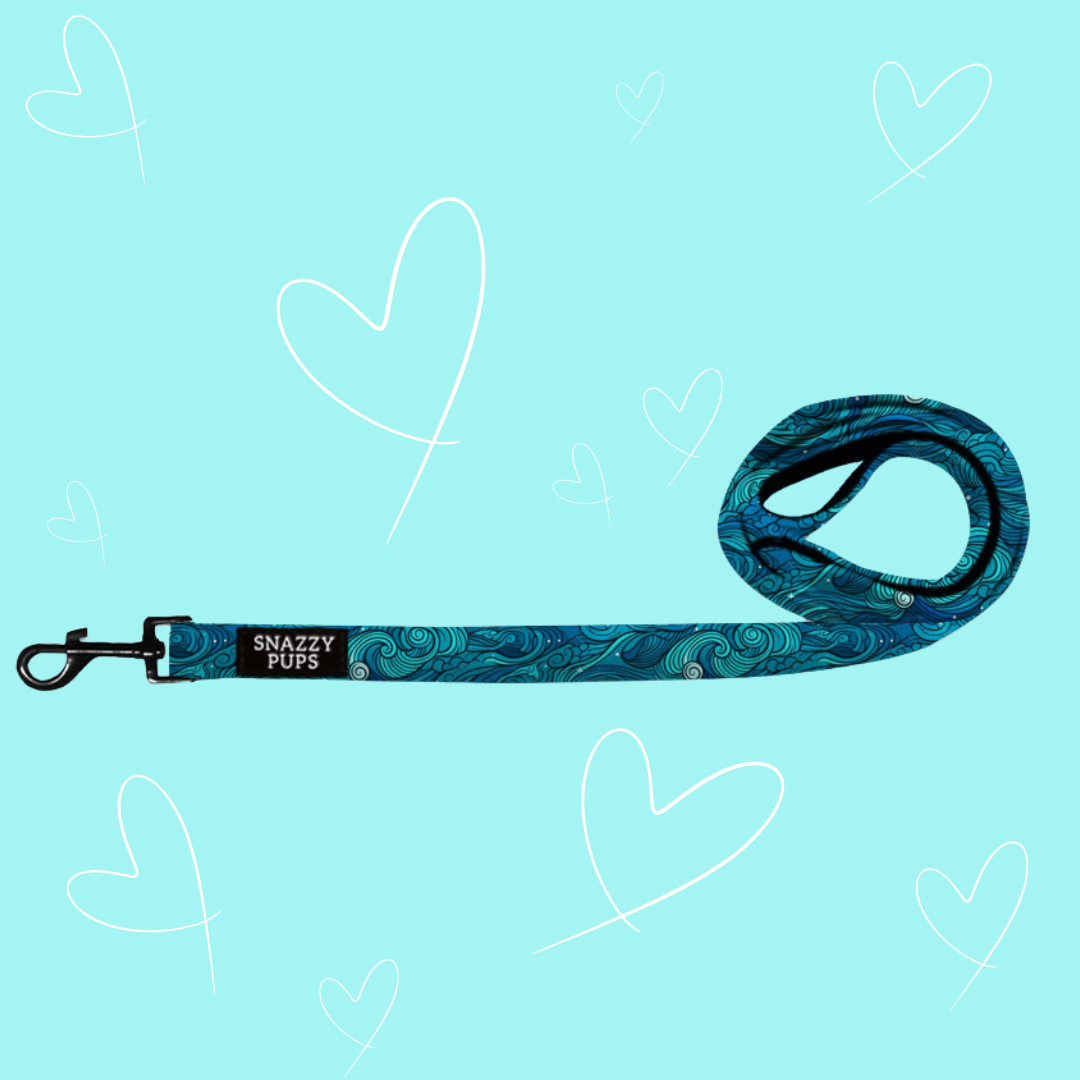 Ocean Swirl Dog Lead