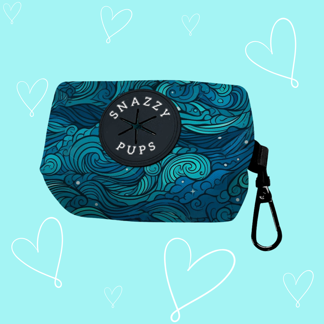Ocean Swirl Poop Bag Holder