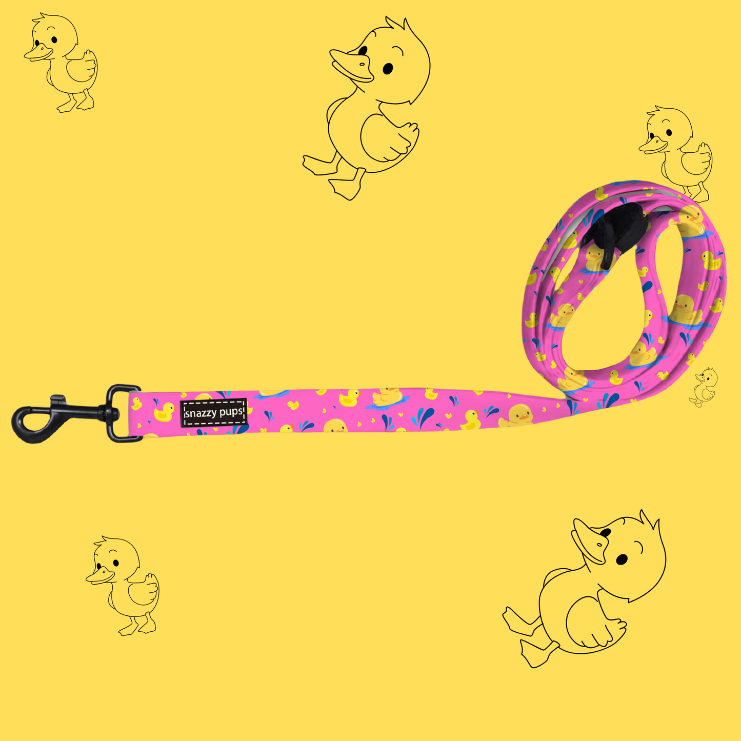 Quackers Pink Dog Lead